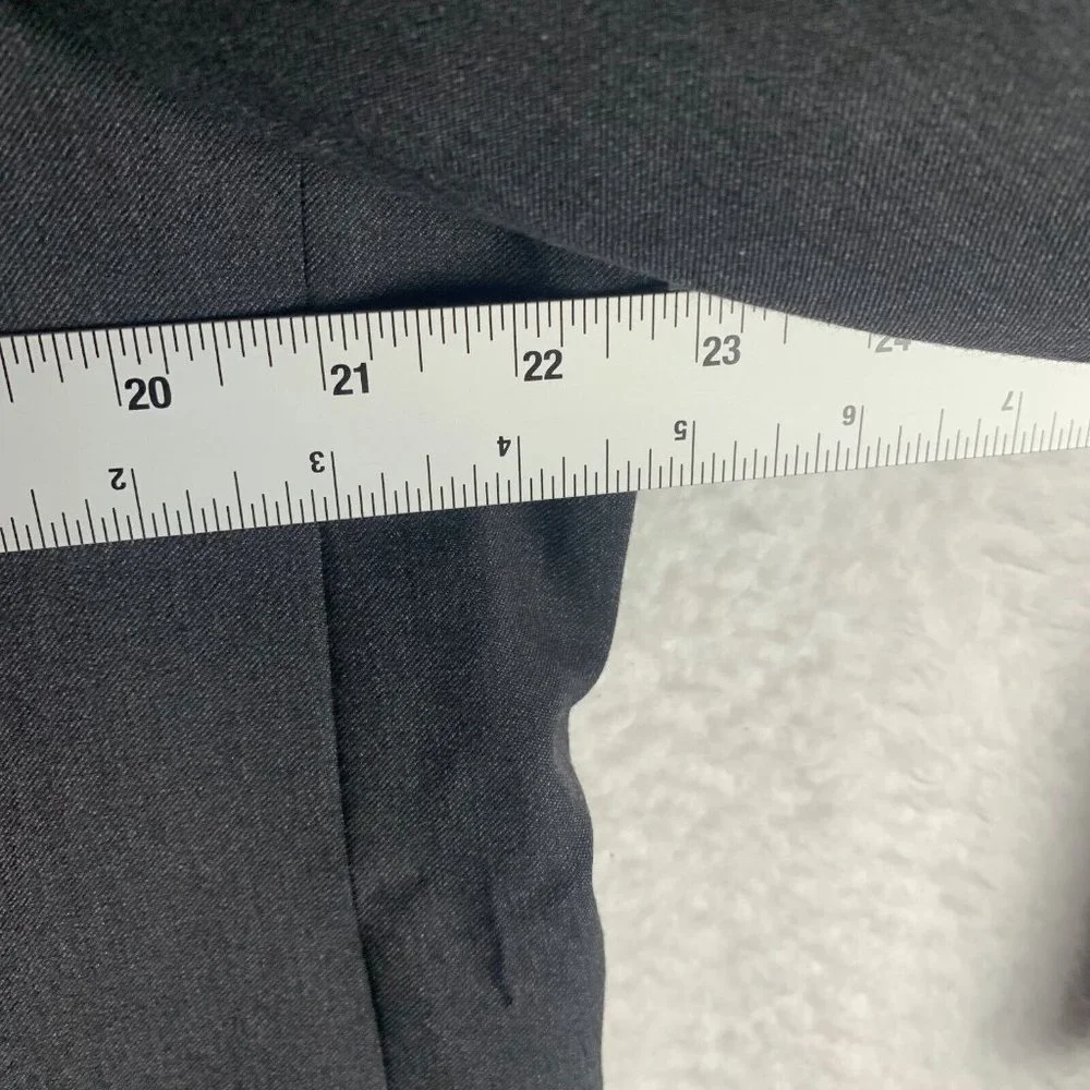 Burberry Blazer Jacket Men's 43 L Gray Wool Single Breasted Notch Lapel 8252‎
